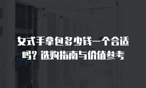 女式手拿包多少钱一个合适吗？选购指南与价值参考