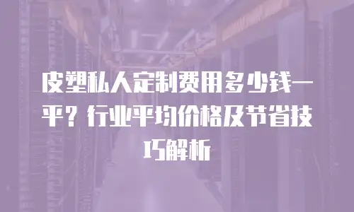皮塑私人定制费用多少钱一平？行业平均价格及节省技巧解析