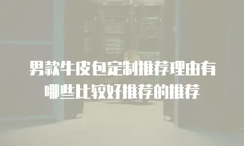 男款牛皮包定制推荐理由有哪些比较好推荐的推荐