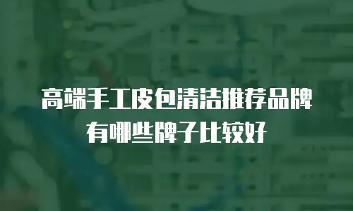 高端手工皮包清洁推荐品牌有哪些牌子比较好