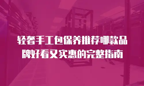 轻奢手工包保养推荐哪款品牌好看又实惠的完整指南
