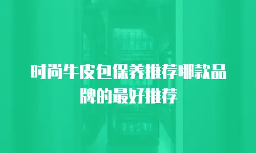 时尚牛皮包保养推荐哪款品牌的最好推荐