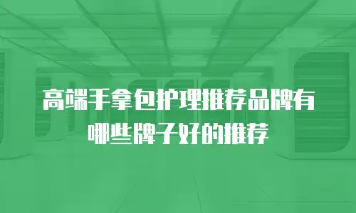 高端手拿包护理推荐品牌有哪些牌子好的推荐