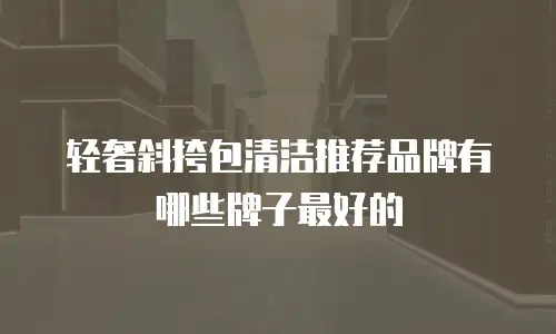 轻奢斜挎包清洁推荐品牌有哪些牌子最好的