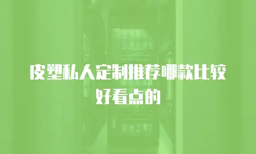 皮塑私人定制推荐哪款比较好看点的
