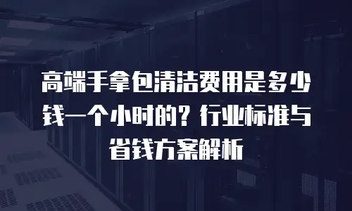 高端手拿包清洁费用是多少钱一个小时的？行业标准与省钱方案解析