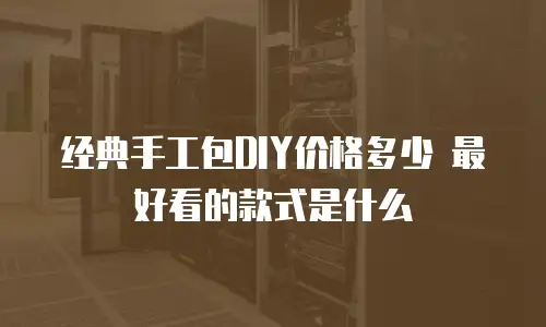 经典手工包DIY价格多少 最好看的款式是什么