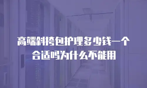 高端斜挎包护理多少钱一个合适吗为什么不能用