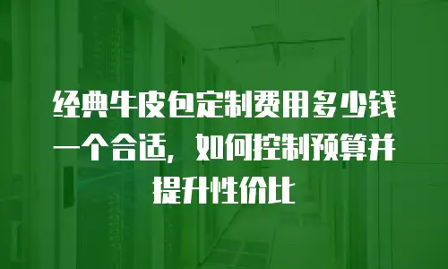 经典牛皮包定制费用多少钱一个合适，如何控制预算并提升性价比