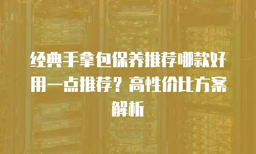 经典手拿包保养推荐哪款好用一点推荐？高性价比方案解析