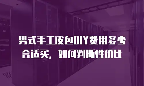 男式手工皮包DIY费用多少合适买，如何判断性价比