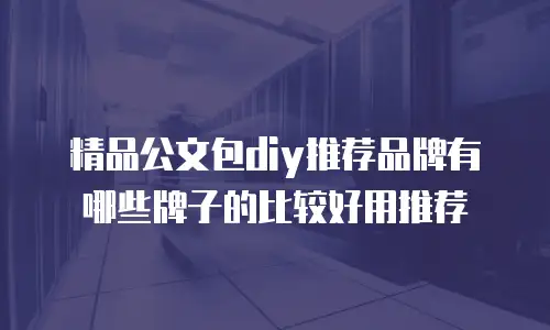精品公文包diy推荐品牌有哪些牌子的比较好用推荐