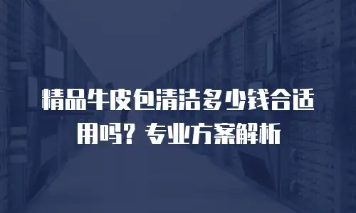 精品牛皮包清洁多少钱合适用吗？专业方案解析