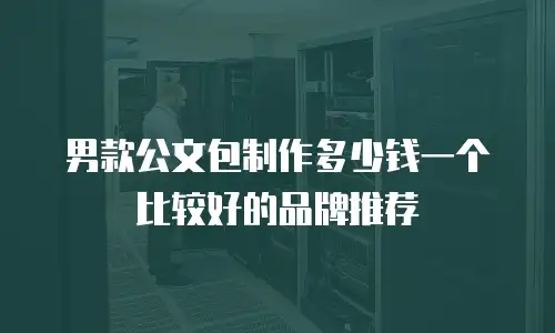 男款公文包制作多少钱一个比较好的品牌推荐