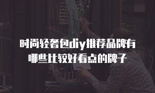 时尚轻奢包diy推荐品牌有哪些比较好看点的牌子