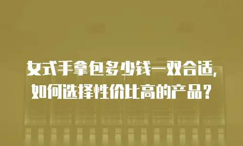 女式手拿包多少钱一双合适，如何选择性价比高的产品？