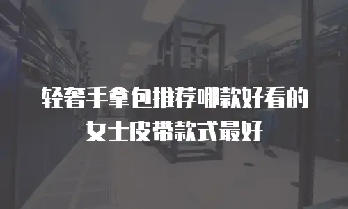 轻奢手拿包推荐哪款好看的女士皮带款式最好