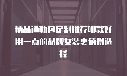 精品通勤包定制推荐哪款好用一点的品牌女装更值得选择