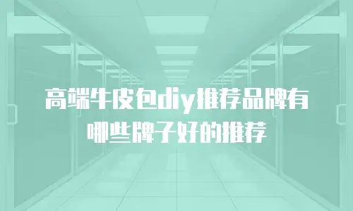 高端牛皮包diy推荐品牌有哪些牌子好的推荐