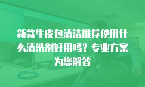 新款牛皮包清洁推荐使用什么清洗剂好用吗？专业方案为您解答