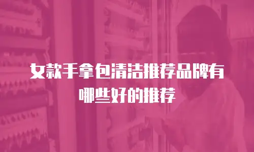 女款手拿包清洁推荐品牌有哪些好的推荐