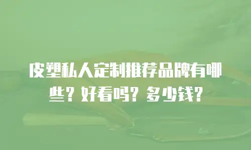 皮塑私人定制推荐品牌有哪些？好看吗？多少钱？