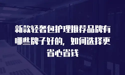 新款轻奢包护理推荐品牌有哪些牌子好的，如何选择更省心省钱