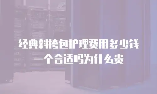 经典斜挎包护理费用多少钱一个合适吗为什么贵