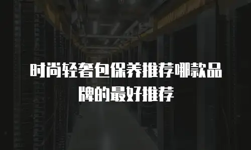 时尚轻奢包保养推荐哪款品牌的最好推荐