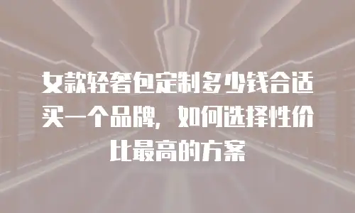 女款轻奢包定制多少钱合适买一个品牌，如何选择性价比最高的方案