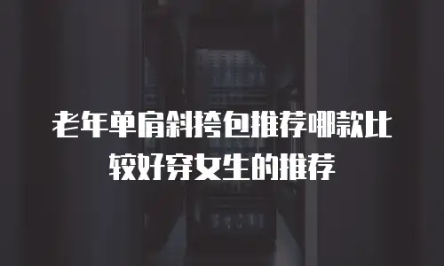 老年单肩斜挎包推荐哪款比较好穿女生的推荐