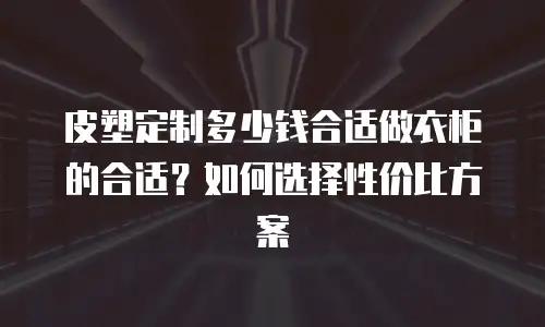 皮塑定制多少钱合适做衣柜的合适？如何选择性价比方案