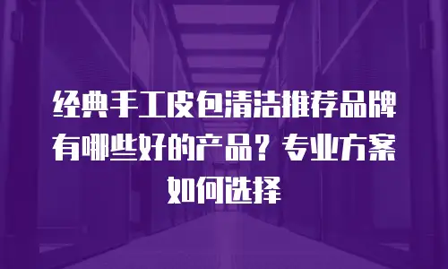 经典手工皮包清洁推荐品牌有哪些好的产品？专业方案如何选择