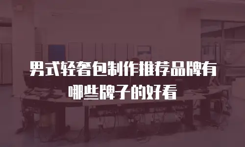 男式轻奢包制作推荐品牌有哪些牌子的好看