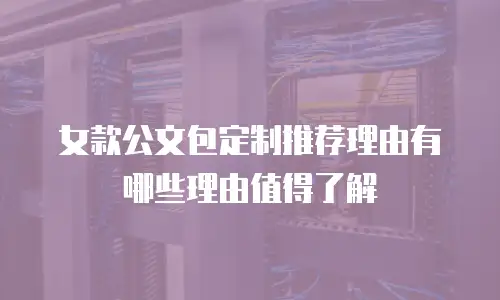 女款公文包定制推荐理由有哪些理由值得了解
