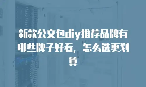 新款公文包diy推荐品牌有哪些牌子好看，怎么选更划算