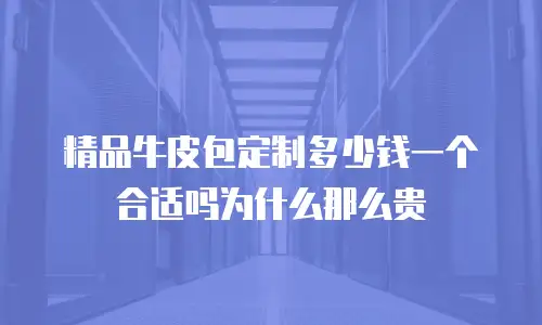 精品牛皮包定制多少钱一个合适吗为什么那么贵