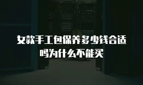 女款手工包保养多少钱合适吗为什么不能买
