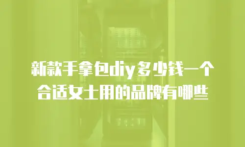 新款手拿包diy多少钱一个合适女士用的品牌有哪些