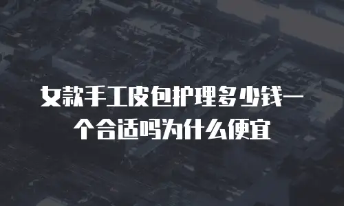 女款手工皮包护理多少钱一个合适吗为什么便宜