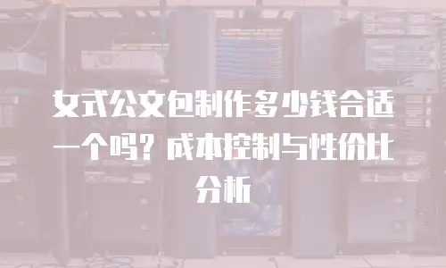 女式公文包制作多少钱合适一个吗？成本控制与性价比分析