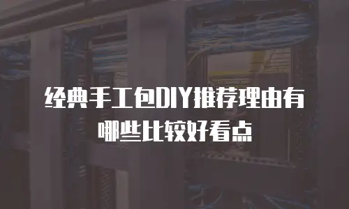 经典手工包DIY推荐理由有哪些比较好看点