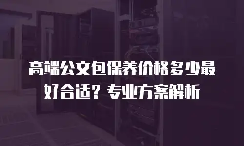 高端公文包保养价格多少最好合适？专业方案解析