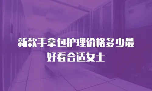 新款手拿包护理价格多少最好看合适女士