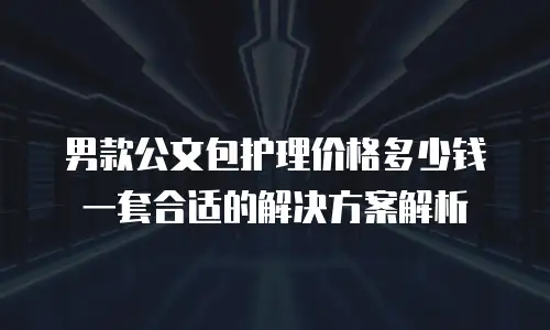 男款公文包护理价格多少钱一套合适的解决方案解析