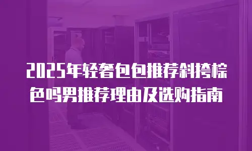 2025年轻奢包包推荐斜挎棕色吗男推荐理由及选购指南