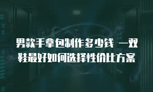 男款手拿包制作多少钱 一双鞋最好如何选择性价比方案