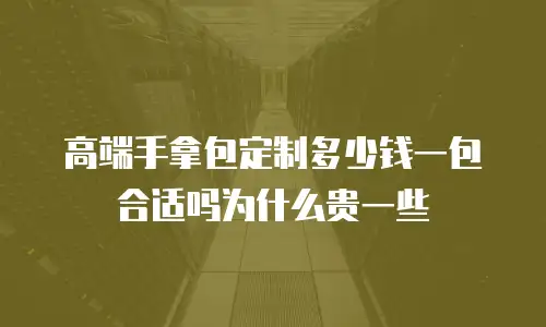 高端手拿包定制多少钱一包合适吗为什么贵一些