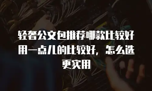 轻奢公文包推荐哪款比较好用一点儿的比较好，怎么选更实用