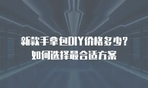 新款手拿包DIY价格多少？如何选择最合适方案
